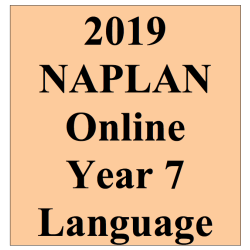 2019 Kilbaha Interactive NAPLAN Trial Test Language Year 7